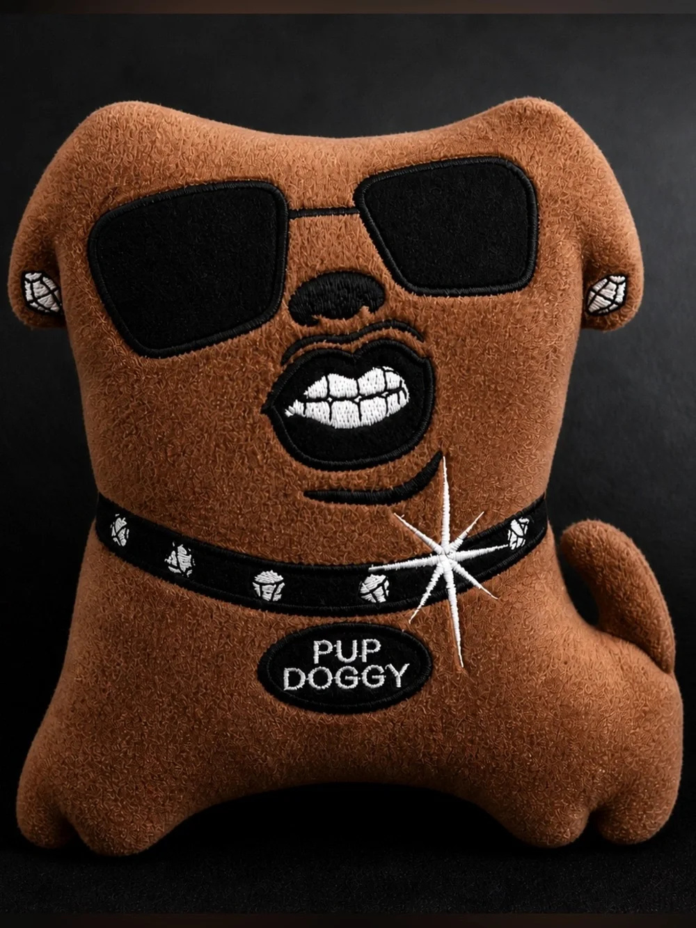 “Pup Doggy” P Diddy Puff Daddy Plush Puppy Dog Chew Toy Squeaky Humor Celebrity